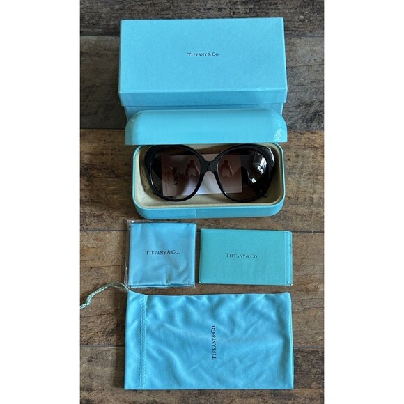 Tiffany & Co. W-SG-4278 TF 4115 - 82043B Sunglasses Olive Glitter w/ Brown lens main image 10